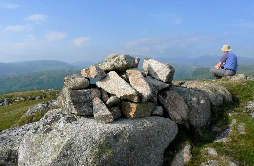 Rough Crag's summit Rough Crag's summit